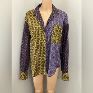 UO paisley button down